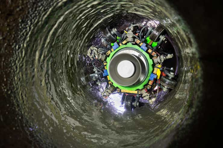 La nouvelle solution industrielle de Framatome pour la réhabilitation des tuyauteries enterrées par pulvérisation interne